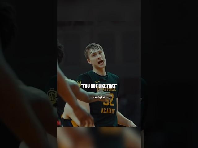 Cooper Flagg told the #1 ranked SG “you not like that” 