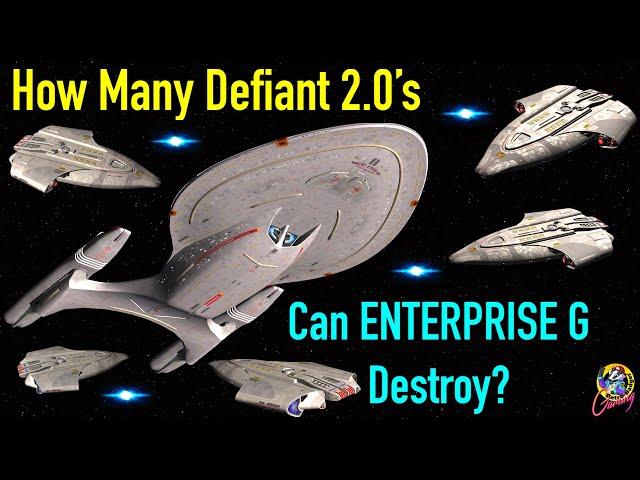 How Many Defiant 2.0's Can Enterprise G Destroy? - MVAM!  Star Trek Starship Battles