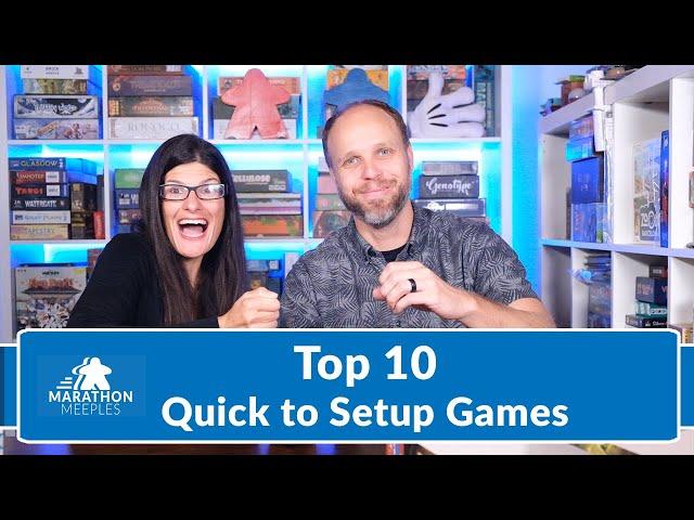 Top 10 Quick to Setup Board Games