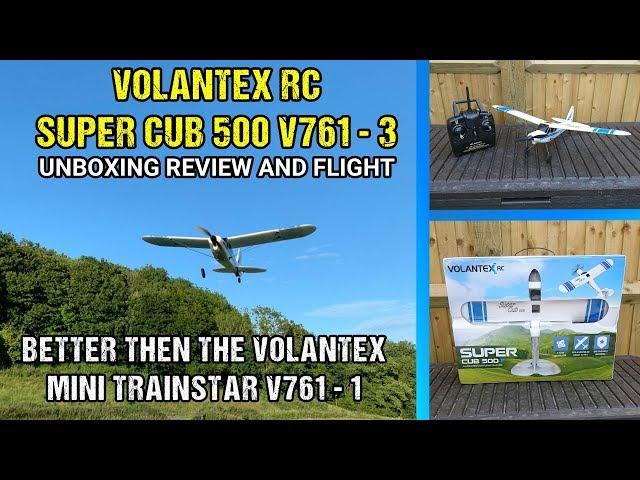 Volantex V761-3 Super Cub 500 Stabilized RC Plane Review And Flight