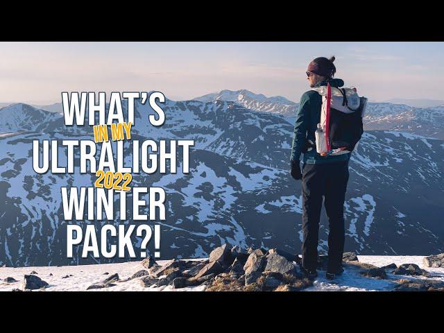 What's in my Pack?! Winter Mountaineering & Ultralight Wild Camping Gear Breakdown