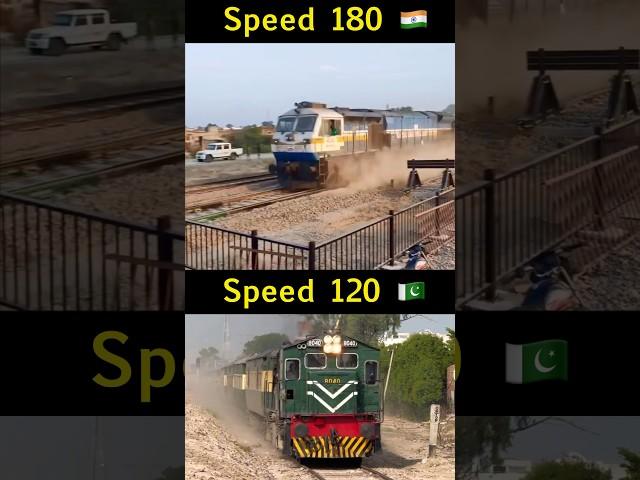 Indian Railways Vs Pakistan Railways Speed Test  #railway #lumafacts #train #railfacts #indvspak