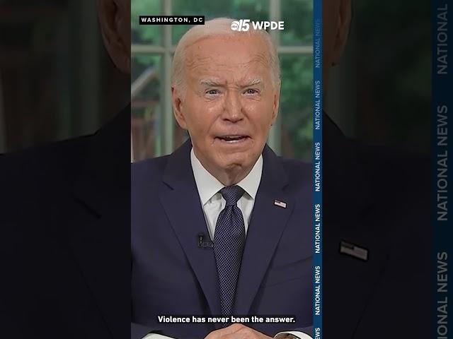 'We must not go down this road' | President Biden gives update from the Oval Office