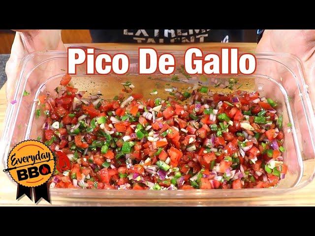 PICO DE GALLO | How to make Pico De Gallo | FRESH Homemade Pico De Gallo Recipe | Everyday BBQ