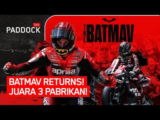 BATMAV RETURNS! JUARA 3 PABRIKAN #americasgp