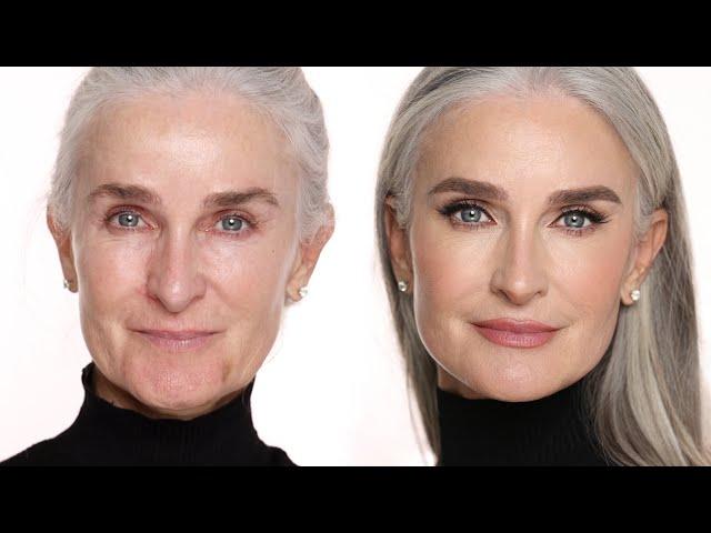 HOW I DO MAKEUP ON MATURE SKIN PART 2! | Hindash