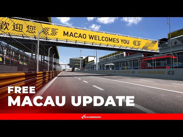 RaceRoom | FREE Macau Update - Before & After Comparison