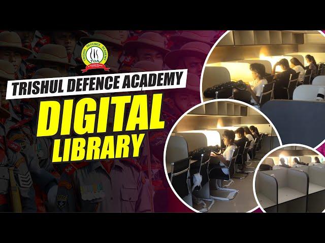 Trishul Defence Academy Digital Library | Digital Library Tour | Best Defence Coaching #nda #cds