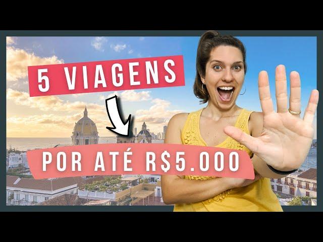 5 VIAGENS INTERNACIONAIS POR 5 MIL REAIS cada | Viaje por 7 dias ainda em 2022 e 2023