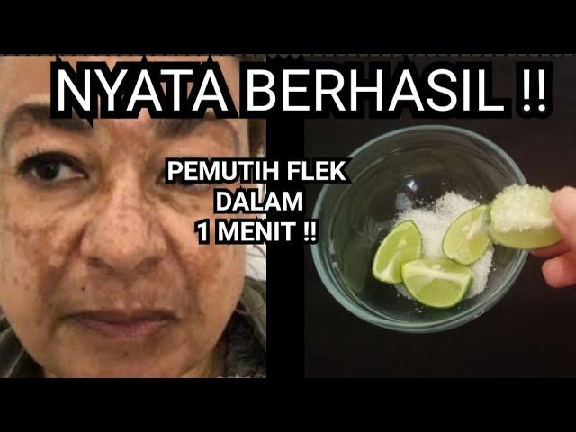 GOSOK 1 MENIT SEMUA FLEK HITAM & KERIPUT RONTOK HINGGA AKARNYA, WAJAH PUTIH LICIN!!