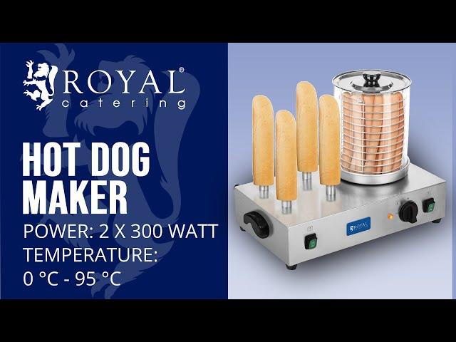 Hot Dog Maker Royal Catering RCHW-2300 | Product presentation