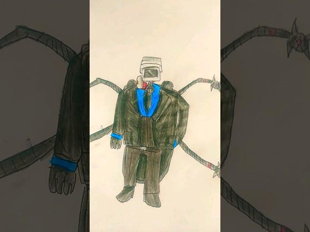 My Drawing of Yusufer Cameraman #skibiditoilet #drawing #dafupboom