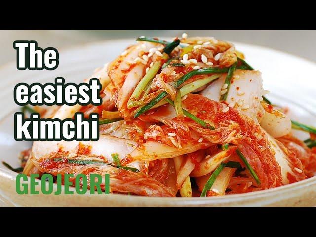 Fresh Kimchi - Baechu Geotjeori (겉절이)