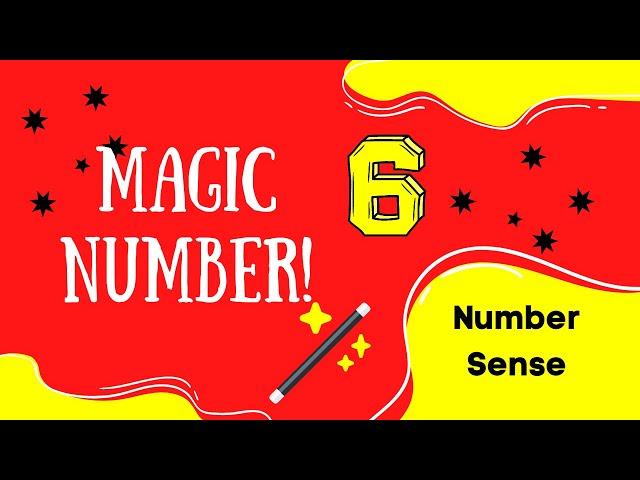 Early Math Skills: Magic Number 6 🪄