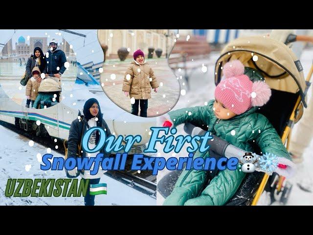 ഇത്രയും പ്രതീക്ഷിച്ചില്ല || Our First SnowFall Experience️️️|| UZBEKISTAN