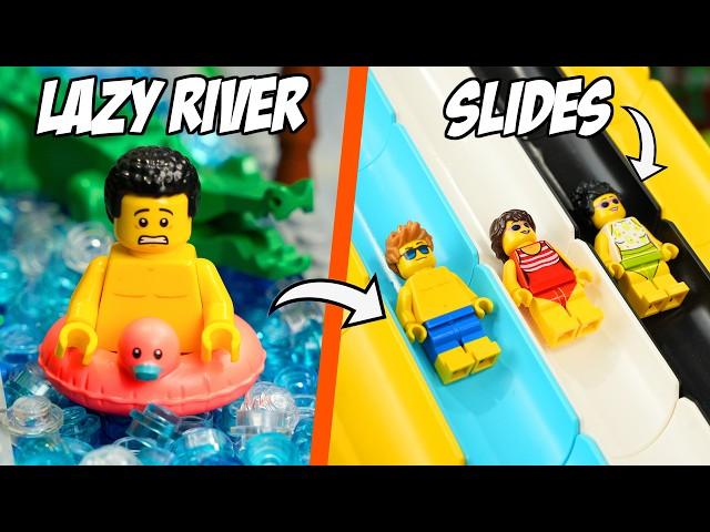 I Built a HUGE LEGO WATER PARK…