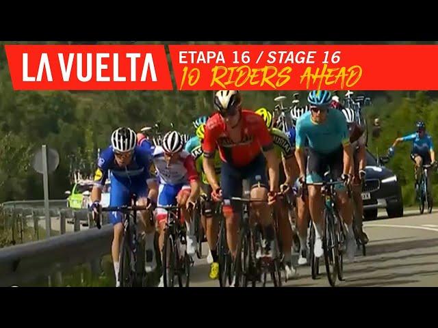 10 riders in the breakaway - Stage 16 | La Vuelta 19