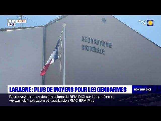 Laragne: davantage de moyens pour les gendarmes