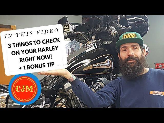 Harley Davidson Help - Tighten these 3 things