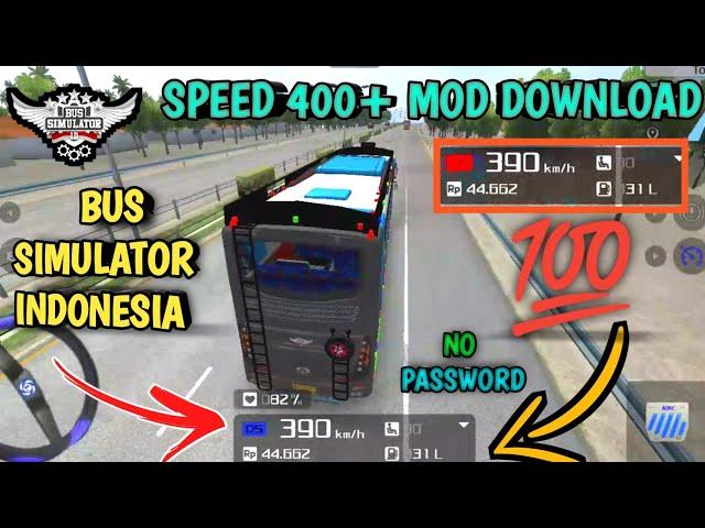 How to add speed mod bussid || bus simulator indonesia || bussid 490 + speed mod