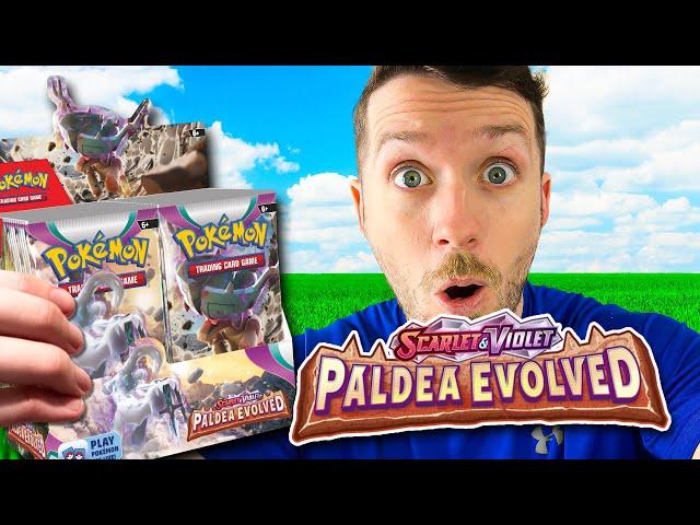 Opening a Paldea Evolved Booster Box Early! INSANE Pulls!