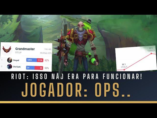 JOGADOR DE LOL INVENTA NOVO ADC E VAI DIRETO PRO GRÃO-MESTRE