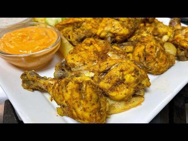 No Oil No Fry No Oven Papper Chicken Steam Roast Recipe - Healthy Recipe