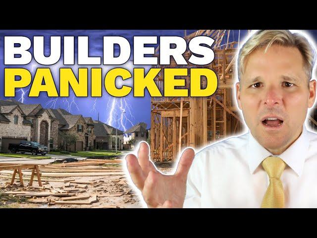 Home Builders starting to PANIC in Raleigh NC