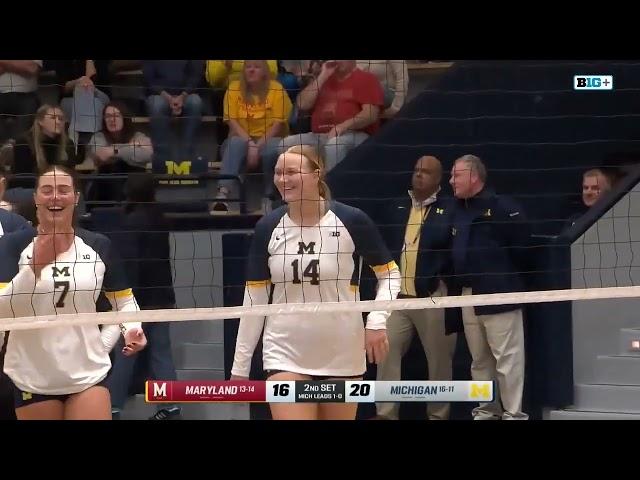 Volleyball Highlights vs. Maryland (Nov. 21)