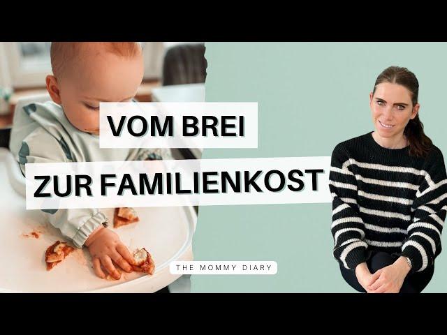 Übergang vom Brei zu Familienkost | Wie macht man nach dem Babybrei weiter? Fingerfood & mehr