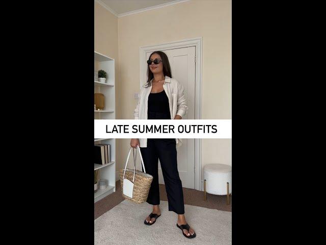 10 SUMMER TO AUTUMN TRANSITIONAL OUTFITS 2022 #shorts