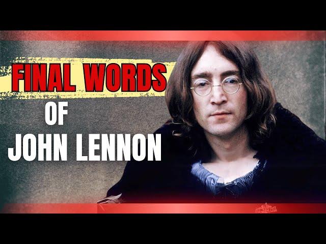 John Lennon’s Final Words Revealed 43 Years After His Death