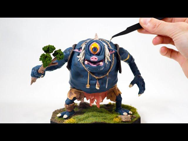 I made a HINOX from POLYMER CLAY / ZELDA Breath of the Wild