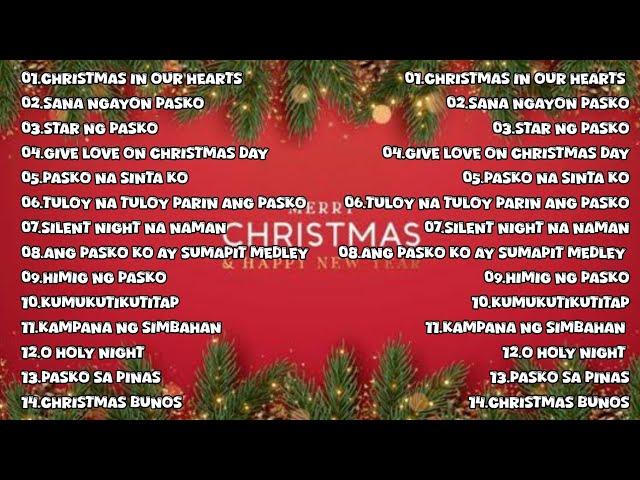 PINOY BEST CHRISTMAS SONG MEDLEY|POPULAR CHRISTMAS SONGS