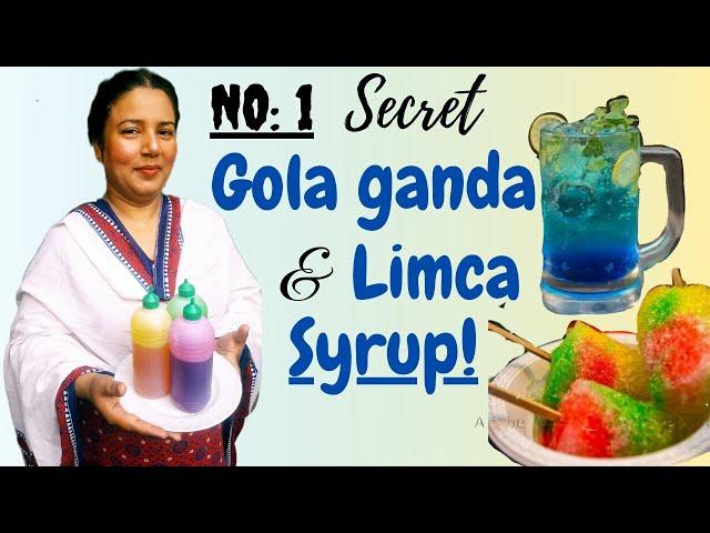 Gola ganda and limca syrup recipe || Asaal recipe ka parda fash || #Mamathebest