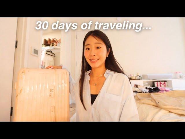 PACK WITH ME FOR SOUTH EAST ASIA (for 30 days of traveling eeek!)