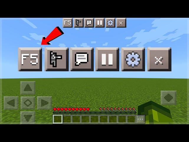 Working F5 Button in Minecraft Pocket Edition