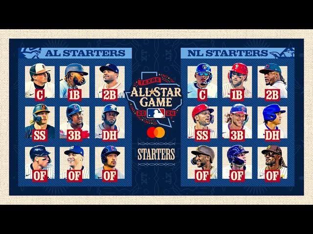 The 2024 MLB All-Star Game STARTERS! (Judge, Harper & Shohei headline, plus Gunnar, J-Ram & MORE )