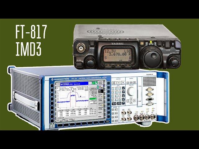 Динамический диапазон IMD3 измеряем у Yaesu FT-817