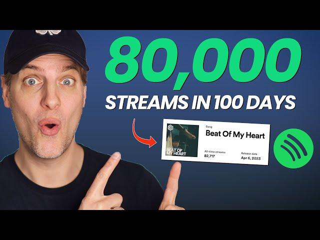 80,000 Spotify Streams in 100 Days [FULL TUTORIAL]