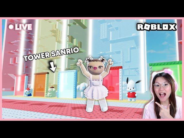 TOWER GEMOY TEMA HELLO KITTY DAN KAWAN KAWAN ?!! [SANRIO TOWER ROBLOX INDONESIA]