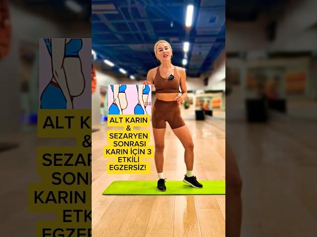 ALT KARIN VE #sezaryen SONRASI KARIN İÇİN BU ANTRENMANI MUTLAKA UYGULA   #fityasam #spor #fitness