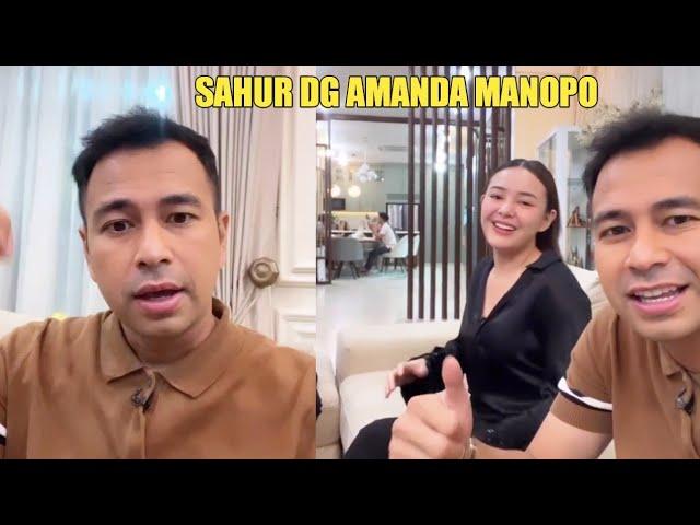 sahur rans di net ada amanda manopo jd bintang tamu nya sahur bersama keluarga rans entertainment