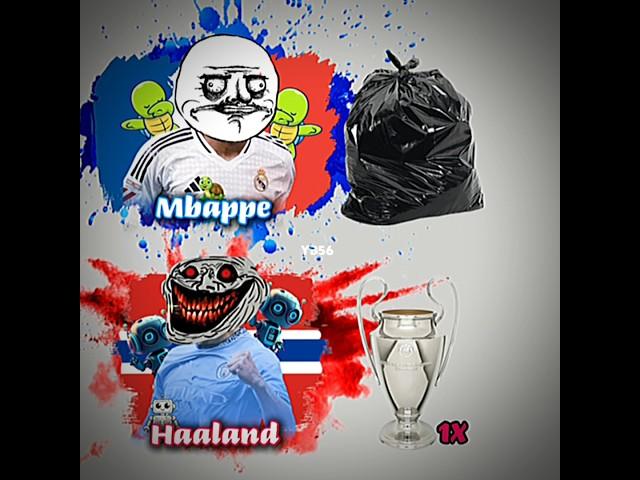 MBAPPE VS HAALAND #trophy #football #haaland #mbappe