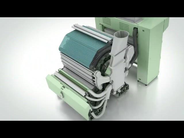 Rieter Carding Machine | #textile #machine #carding #yarn #cotton