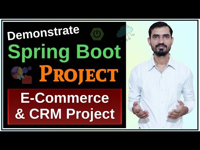 Spring Boot Project || | E-Commerce & CRM Application for Beginners