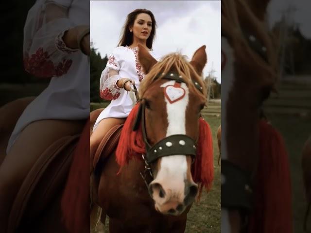 Riding Freely: A Girl's Journey on Horseback | Queen of Vibes #attitude #love #song #music