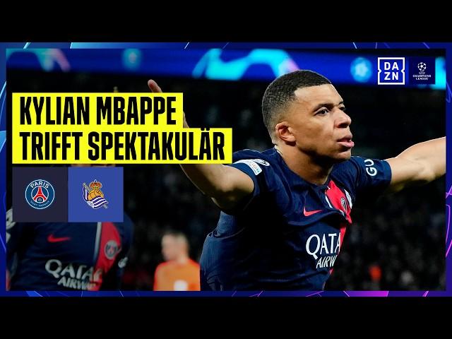 Mbappe & Barcola das neue Traum-Duo: PSG - Real Sociedad 2:0 | UEFA Champions League | DAZN