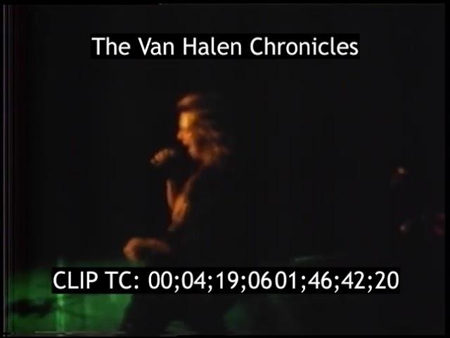 Van Halen - Lubbock, Texas - 1978 - Pro-Shot