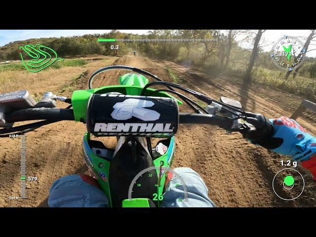 Testing the 2022 Kawasaki KX250F! (GoPro Hero 10 w/ Data)